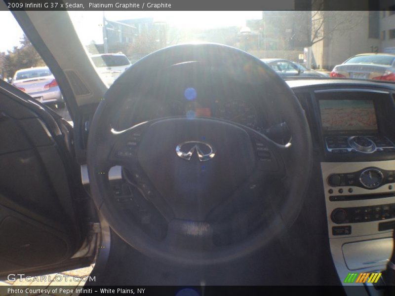 Platinum Graphite / Graphite 2009 Infiniti G 37 x Sedan