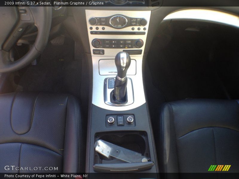 Platinum Graphite / Graphite 2009 Infiniti G 37 x Sedan
