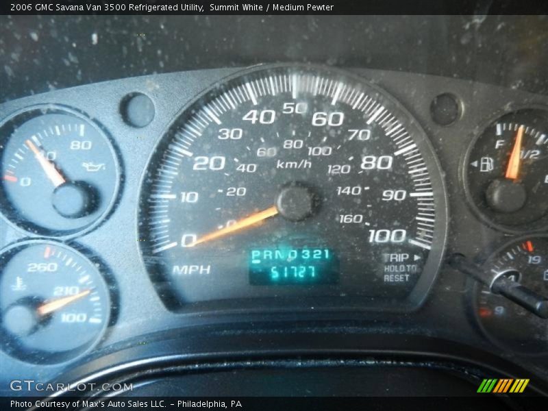 Summit White / Medium Pewter 2006 GMC Savana Van 3500 Refrigerated Utility