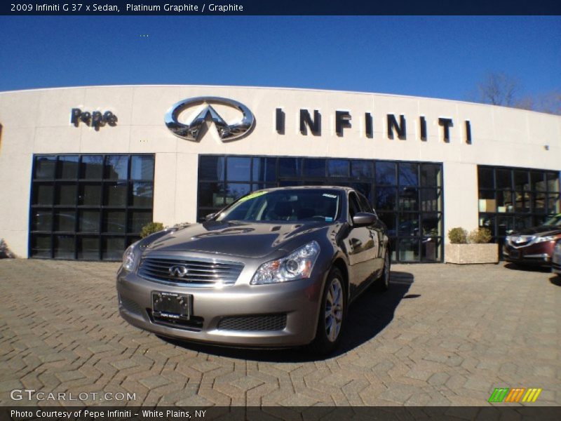 Platinum Graphite / Graphite 2009 Infiniti G 37 x Sedan