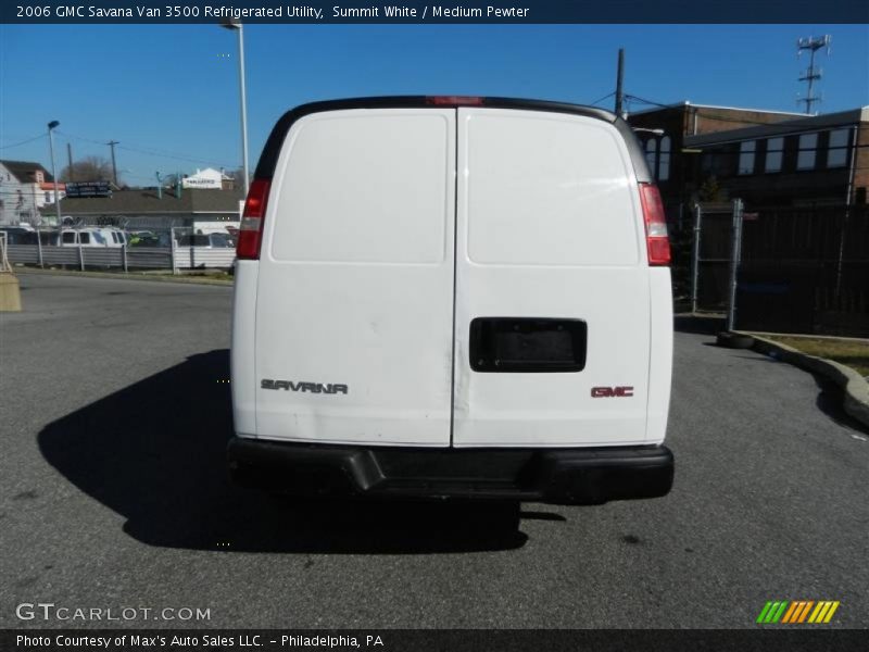 Summit White / Medium Pewter 2006 GMC Savana Van 3500 Refrigerated Utility