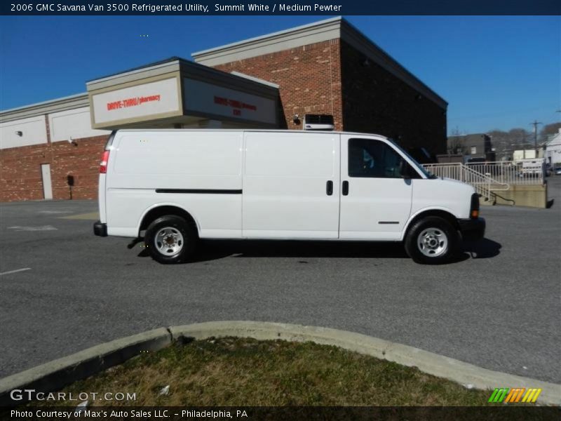 Summit White / Medium Pewter 2006 GMC Savana Van 3500 Refrigerated Utility