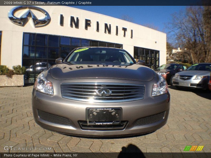 Platinum Graphite / Graphite 2009 Infiniti G 37 x Sedan