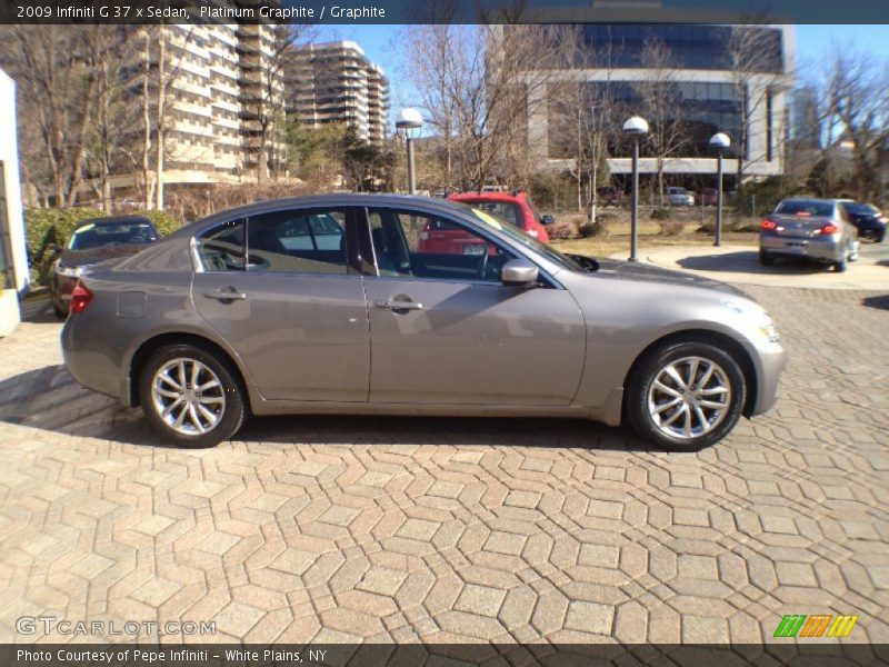 Platinum Graphite / Graphite 2009 Infiniti G 37 x Sedan