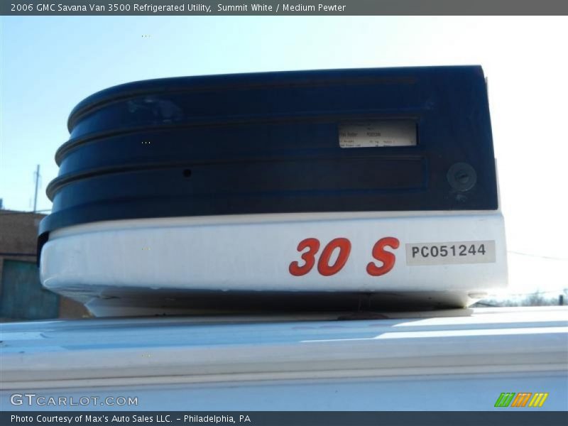Summit White / Medium Pewter 2006 GMC Savana Van 3500 Refrigerated Utility