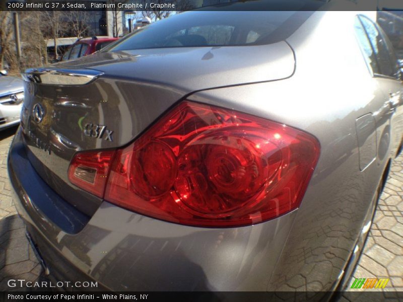 Platinum Graphite / Graphite 2009 Infiniti G 37 x Sedan