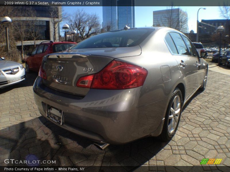 Platinum Graphite / Graphite 2009 Infiniti G 37 x Sedan