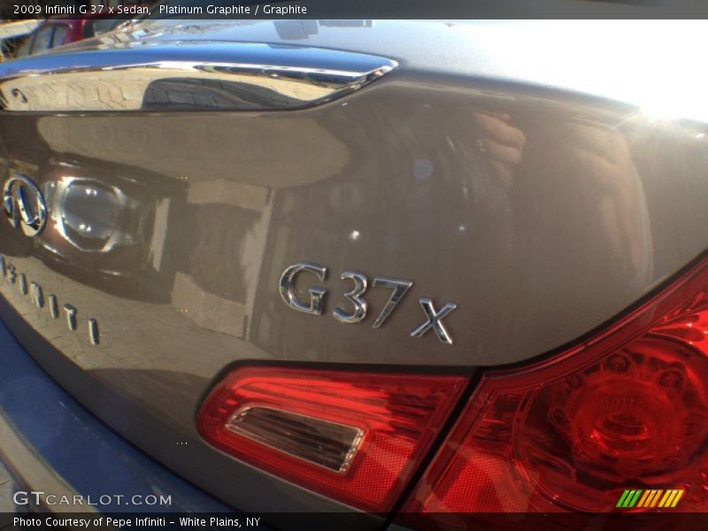 Platinum Graphite / Graphite 2009 Infiniti G 37 x Sedan