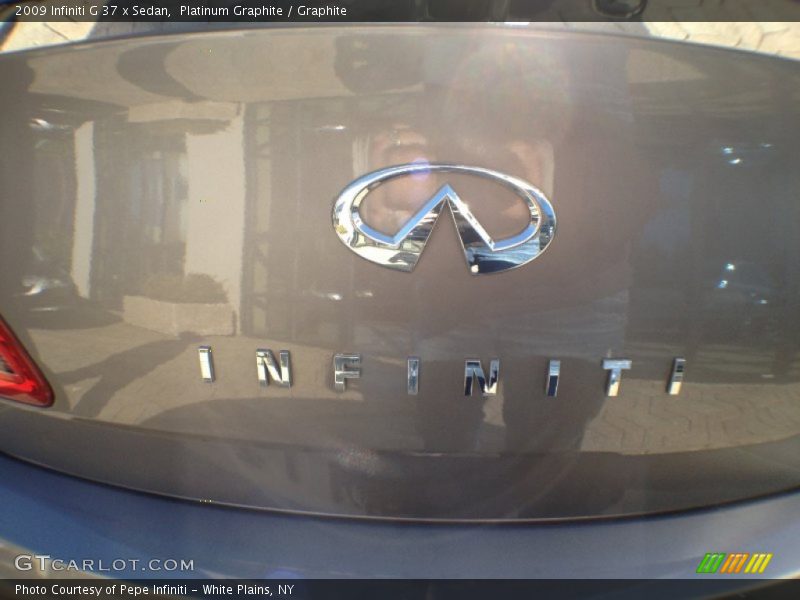 Platinum Graphite / Graphite 2009 Infiniti G 37 x Sedan