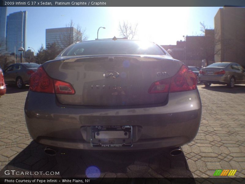Platinum Graphite / Graphite 2009 Infiniti G 37 x Sedan