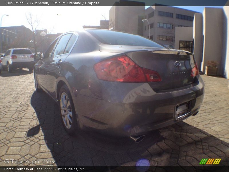 Platinum Graphite / Graphite 2009 Infiniti G 37 x Sedan