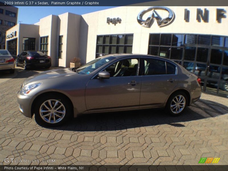 Platinum Graphite / Graphite 2009 Infiniti G 37 x Sedan