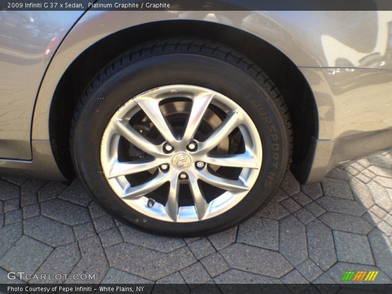 Platinum Graphite / Graphite 2009 Infiniti G 37 x Sedan