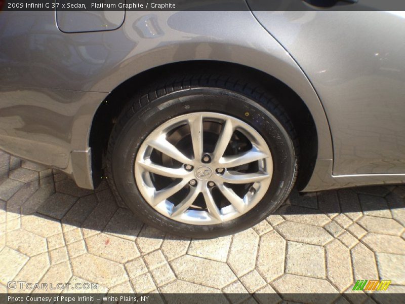 Platinum Graphite / Graphite 2009 Infiniti G 37 x Sedan