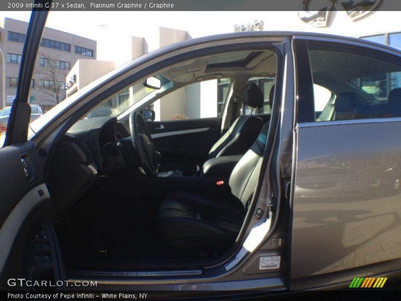 Platinum Graphite / Graphite 2009 Infiniti G 37 x Sedan