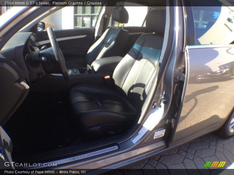 Platinum Graphite / Graphite 2009 Infiniti G 37 x Sedan