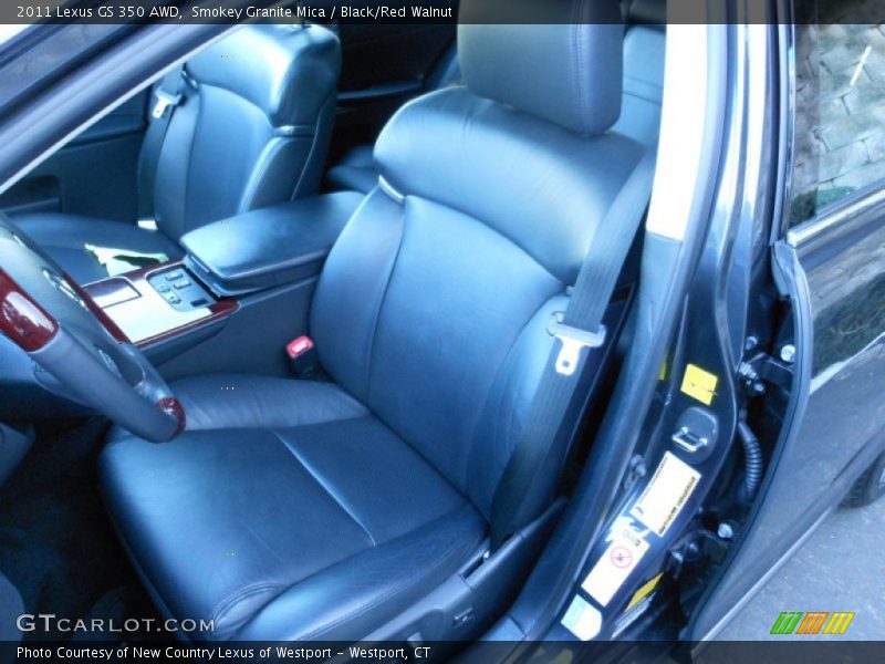 Smokey Granite Mica / Black/Red Walnut 2011 Lexus GS 350 AWD