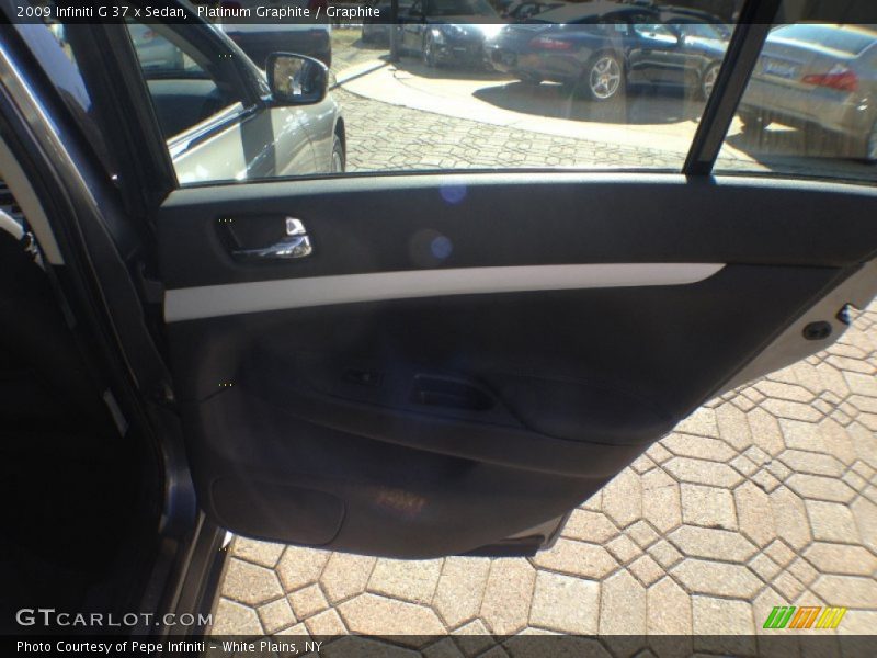 Platinum Graphite / Graphite 2009 Infiniti G 37 x Sedan