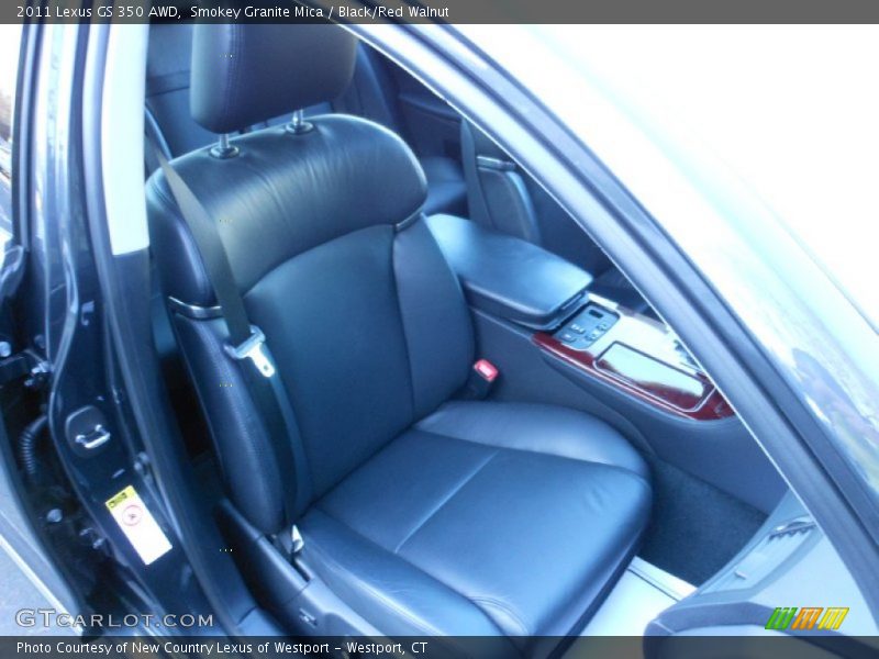 Smokey Granite Mica / Black/Red Walnut 2011 Lexus GS 350 AWD