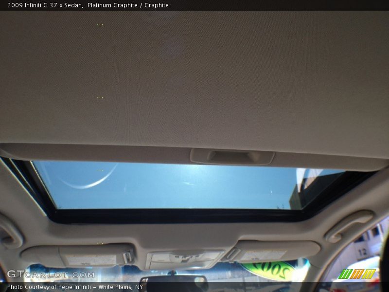 Platinum Graphite / Graphite 2009 Infiniti G 37 x Sedan
