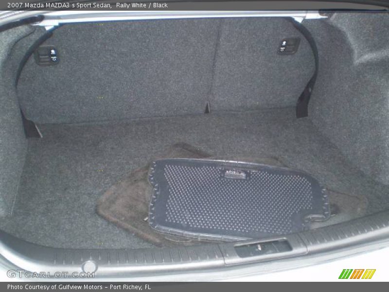 Rally White / Black 2007 Mazda MAZDA3 s Sport Sedan