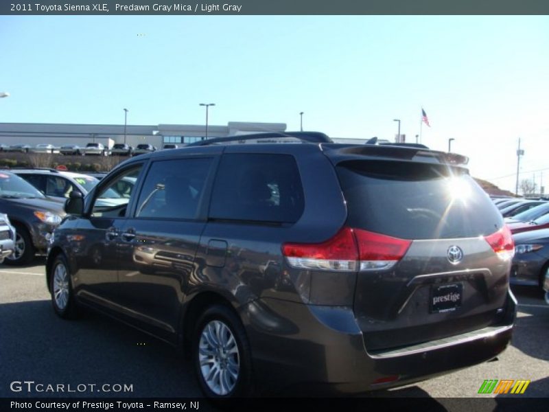 Predawn Gray Mica / Light Gray 2011 Toyota Sienna XLE