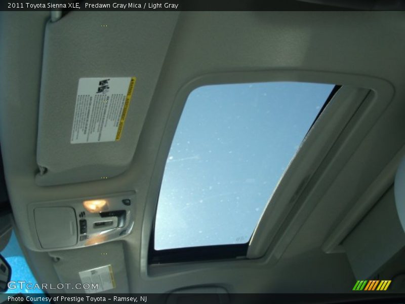 Predawn Gray Mica / Light Gray 2011 Toyota Sienna XLE