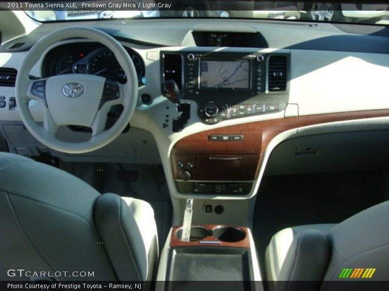 Predawn Gray Mica / Light Gray 2011 Toyota Sienna XLE