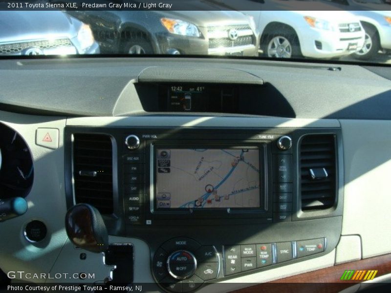 Predawn Gray Mica / Light Gray 2011 Toyota Sienna XLE