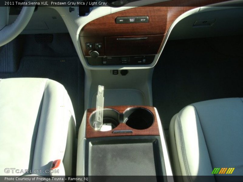 Predawn Gray Mica / Light Gray 2011 Toyota Sienna XLE
