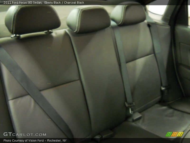 Ebony Black / Charcoal Black 2011 Ford Focus SES Sedan