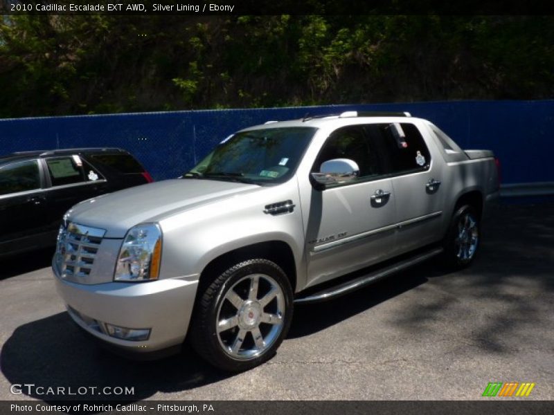 Silver Lining / Ebony 2010 Cadillac Escalade EXT AWD