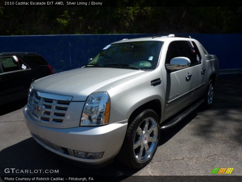 Silver Lining / Ebony 2010 Cadillac Escalade EXT AWD