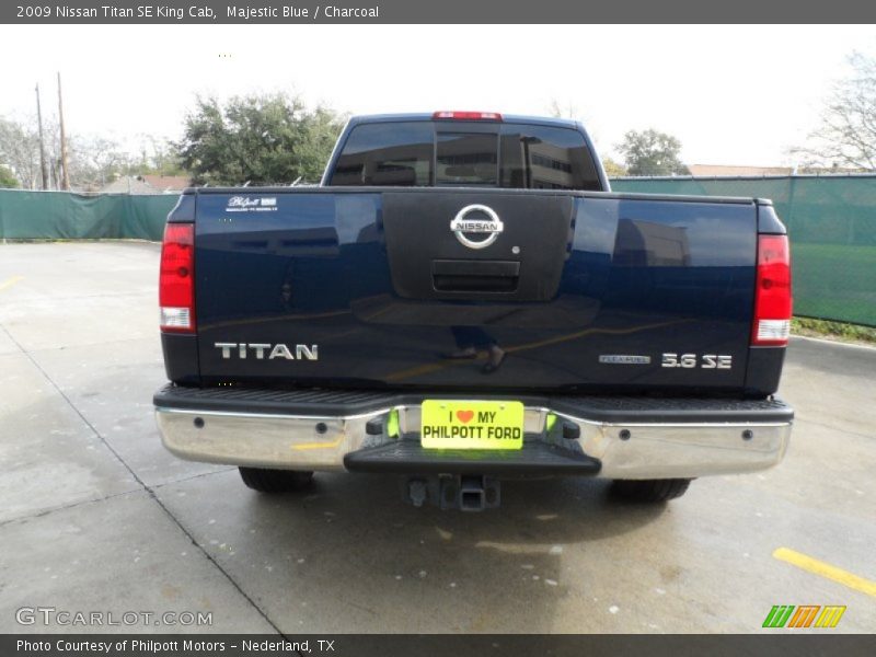 Majestic Blue / Charcoal 2009 Nissan Titan SE King Cab