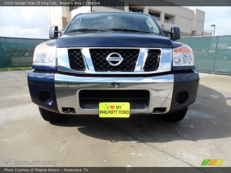 Majestic Blue / Charcoal 2009 Nissan Titan SE King Cab