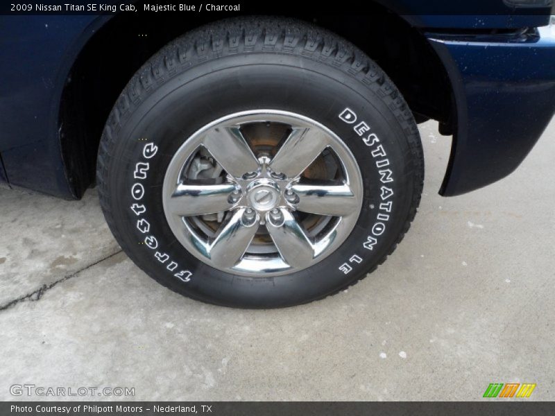 Majestic Blue / Charcoal 2009 Nissan Titan SE King Cab