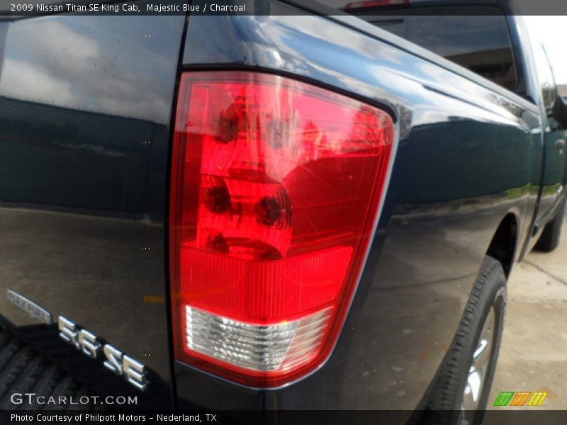 Majestic Blue / Charcoal 2009 Nissan Titan SE King Cab