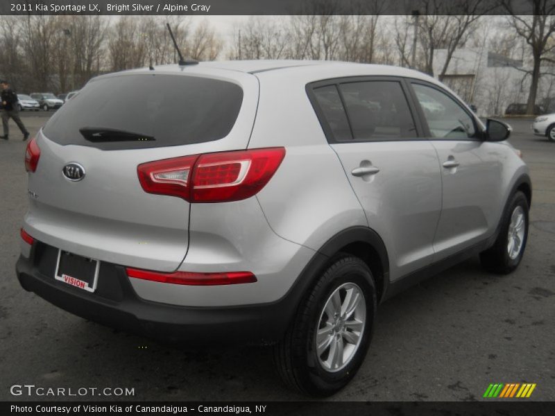Bright Silver / Alpine Gray 2011 Kia Sportage LX