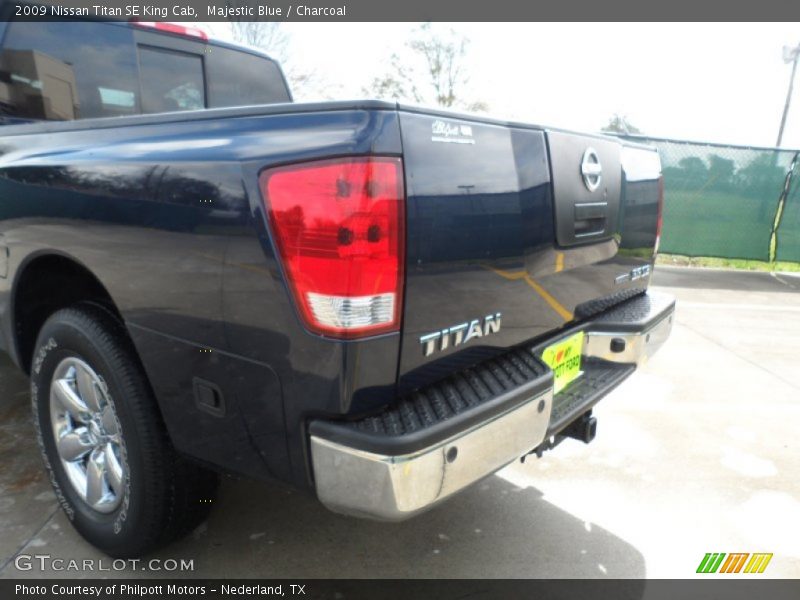 Majestic Blue / Charcoal 2009 Nissan Titan SE King Cab