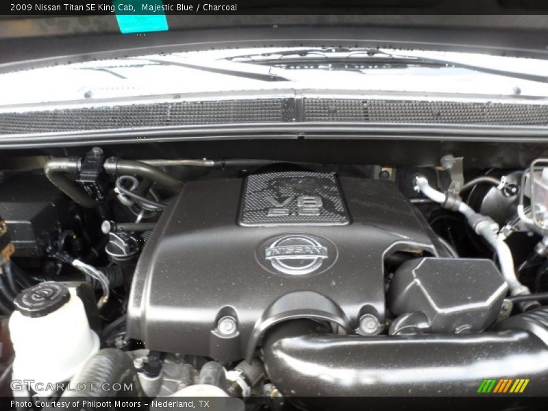Majestic Blue / Charcoal 2009 Nissan Titan SE King Cab