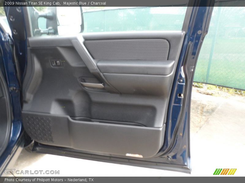 Majestic Blue / Charcoal 2009 Nissan Titan SE King Cab