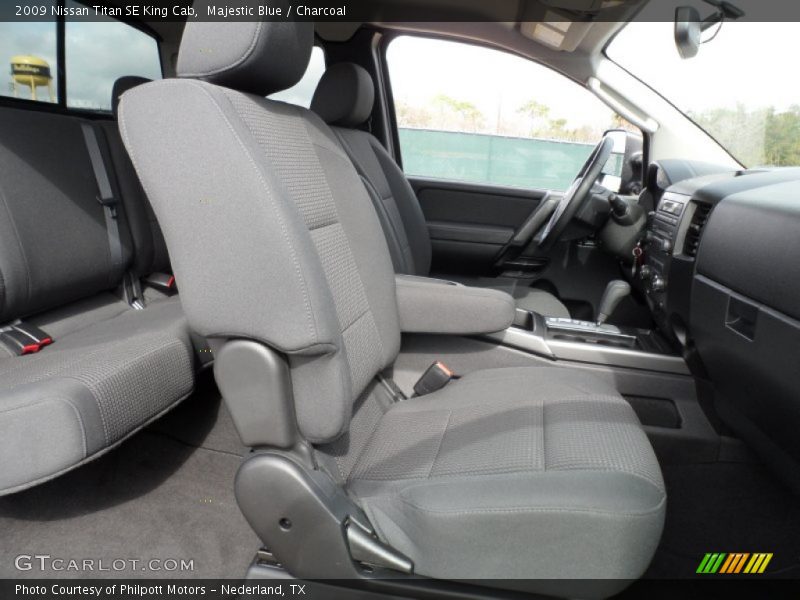  2009 Titan SE King Cab Charcoal Interior