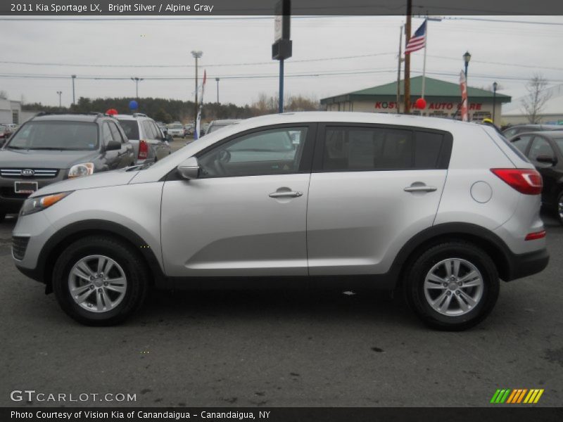 Bright Silver / Alpine Gray 2011 Kia Sportage LX