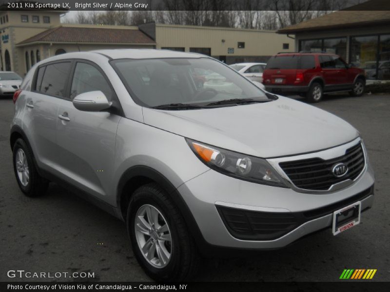 Bright Silver / Alpine Gray 2011 Kia Sportage LX