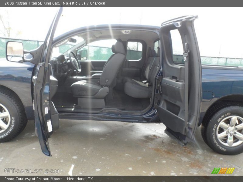Majestic Blue / Charcoal 2009 Nissan Titan SE King Cab