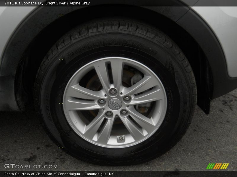 Bright Silver / Alpine Gray 2011 Kia Sportage LX
