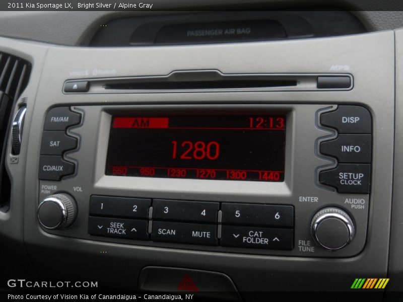 Bright Silver / Alpine Gray 2011 Kia Sportage LX