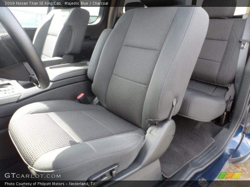  2009 Titan SE King Cab Charcoal Interior