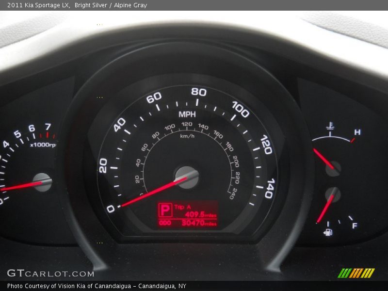 Bright Silver / Alpine Gray 2011 Kia Sportage LX