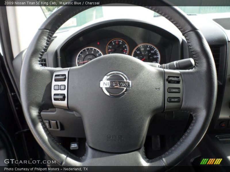 Majestic Blue / Charcoal 2009 Nissan Titan SE King Cab